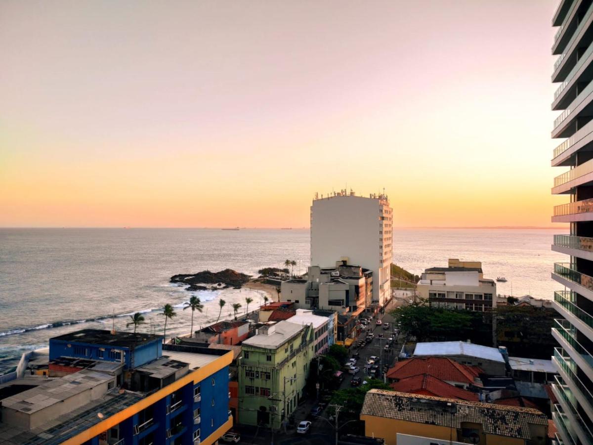 サルバドールSmart Farol Da Barra - Vista Mar Com Varanda Arejadaアパートメント エクステリア 写真